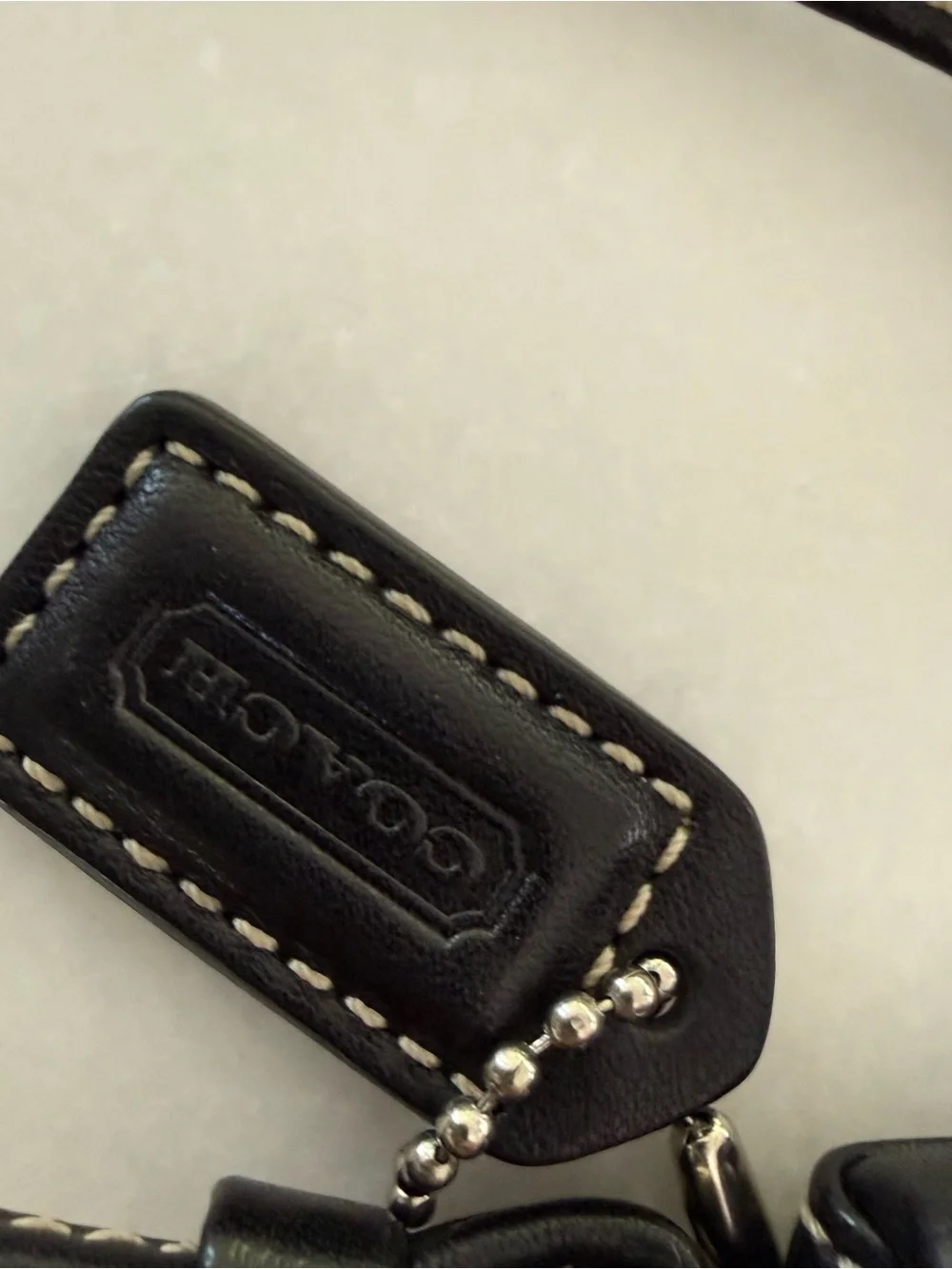 Vtg Coach Bleecker Black Leather Clutch Wristlet Wallet Silver Hdwr. Pristine!!